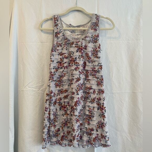 Free People Purple Tiered Floral Dress - Picture 3 of 4